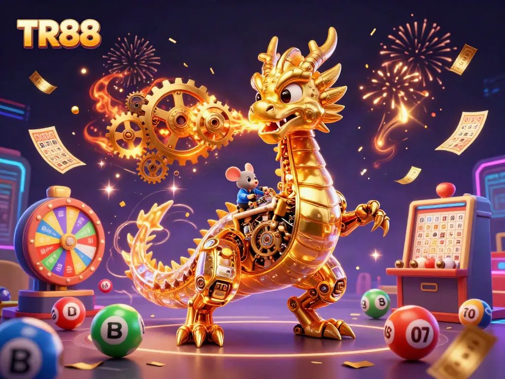 Engage with the thrilling TR88 gaming experience while winning big with colorful lottery elements.