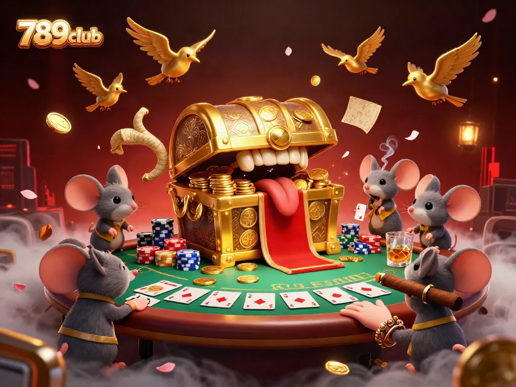 Engage in thrilling gaming experiences with 789club’s vibrant, interactive casino scene featuring rich gold elements.