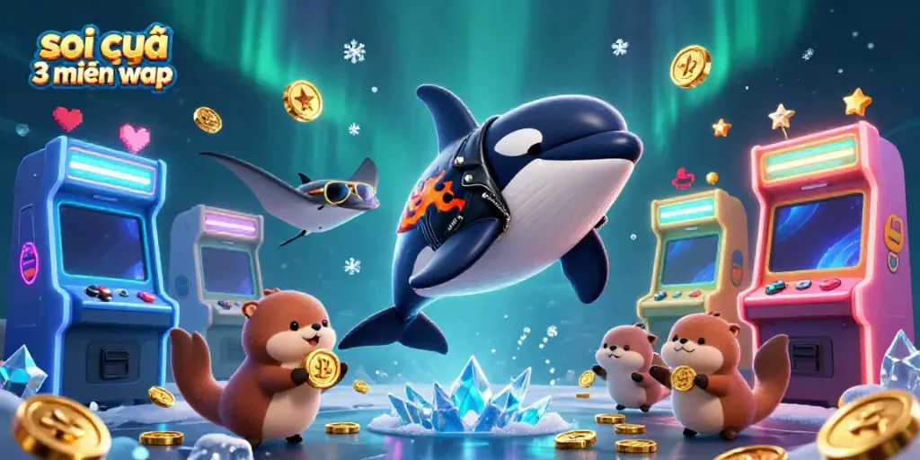 Play and win with soi cầu 3 miền wap: vibrant game elements and fun characters in an exciting scene.