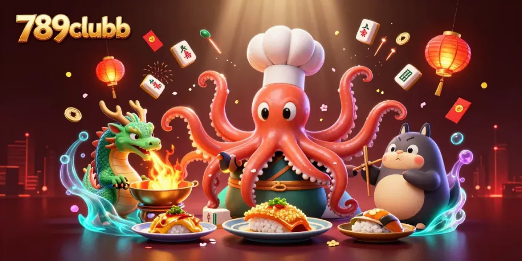 Play dynamic games at 789clubb with friendly characters, gold coins, and joyful fireworks.