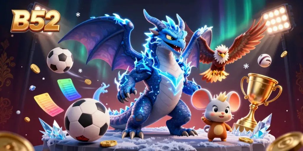 Experience the thrill of B52's dynamic games with vivid 3D characters and energetic sports elements.
