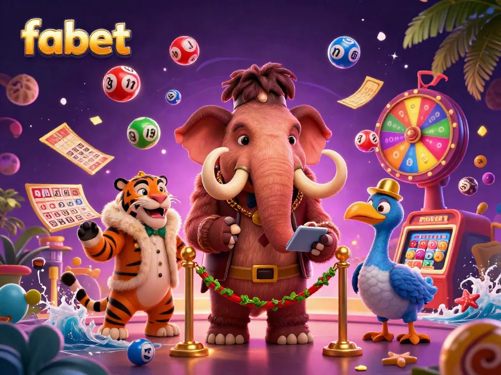 Experience fabet's dynamic gaming scene with colorful activities and iconic characters.