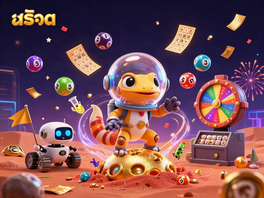 Experience the excitement of สล็อต with a Martian adventure in a vibrant casino world.